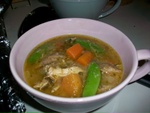 Chicken Soup with Winter Vegetable